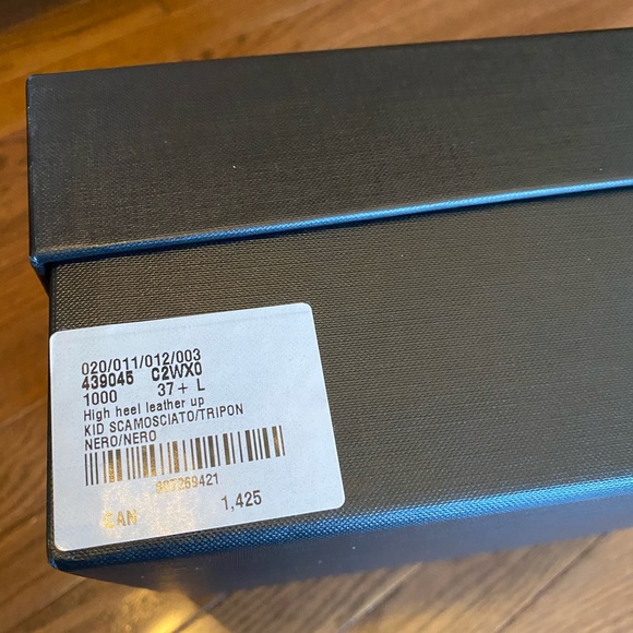 NWT Saint Laurent Kid Scamosciato Boots (Black) - Picture 5 of 9